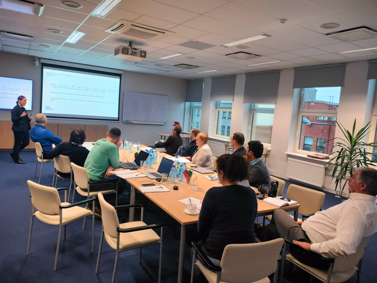 5GSolar's tweet photo. On 12th of January, the #5GSOLAR #steeringcommittee gathered in @TallinnTech to discuss the status quo of #ERAchair #project and upcoming activities.
It was a pleasure to host these highly respected scientist: Smagul Karazhanov, Iver Lauermann, Jonathan Major, Rositsa Yakimova https://t.co/U0UV6qK2qI