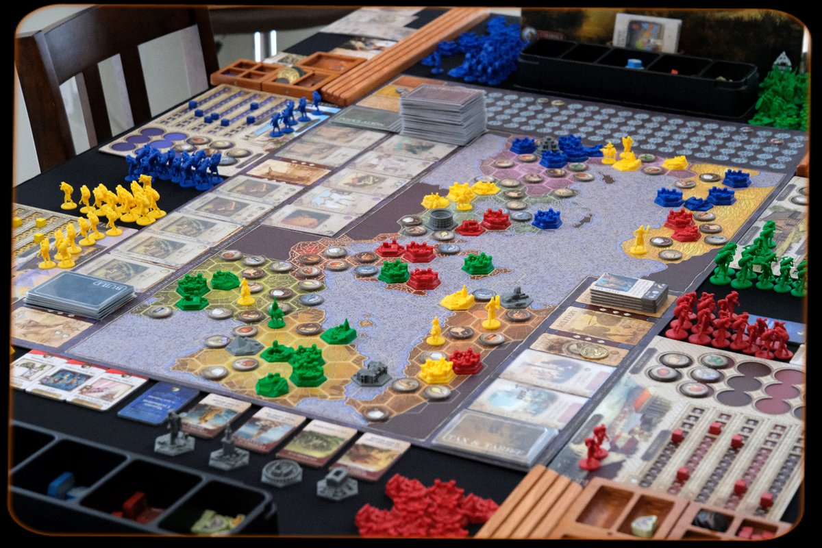kion's tweet photo. 1-я партия в "Mosaic: A Story of Civilization" (#Kickstarter Premium Colossus Ed).
Мелкие претензии имеются, но в целом - отличная настолка!
✔ Умеренная сложность
✔ Глубокая стратегическая составляющая со множеством путей к победе
✔ Шикарное качество и оформление
🗺️🪙📜🏰⚔♚ https://t.co/jjZT5GQfSa