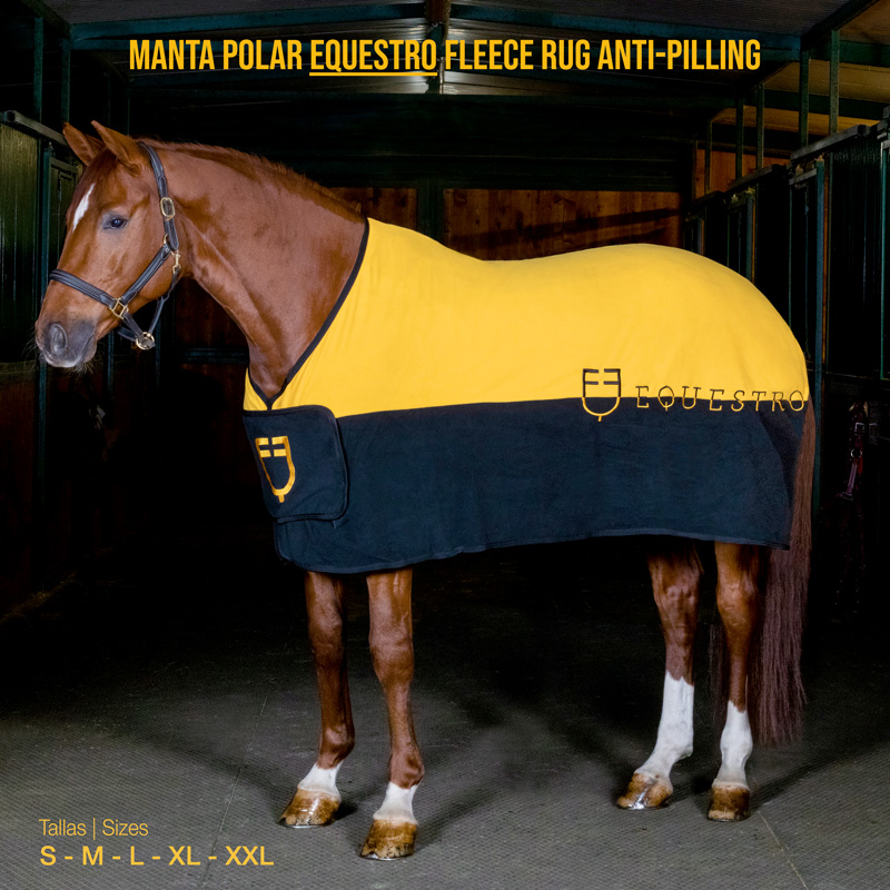 Zaldihipica's tweet photo. #ZaldiNovedad
MANTA en suave tejido POLAR #EQUESTRO ANTI-PILLING muy transpirable y ligero. Bicolor NEGRO/AMARILLO Ref: 2106221
PREGUNTA POR ELLA EN TU TIENDA HÍPICA HABITUAL.
Más info https://t.co/FWeHhcGhQa
Tallas S (125cm.), M (135cm.), L (145cm.), XL (155cm.), XXL (165cm.) https://t.co/5IKtA5noD4