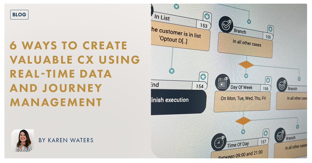 To truly deliver valuable #CX, you need to tailor your approach to individuals based on real-time data and adapt as their needs change. Find out more in our recent blog: bit.ly/3FhY159