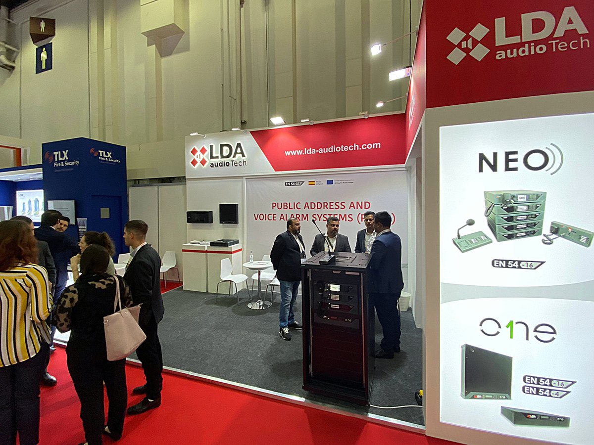 LDAAudioTech's tweet image. 🔥 More visitors than ever with a growing interest in innovative products that are also efficient and reliable: this is the vibe at @IntersecExpo this year from our stand in hall 4, and we couldn’t be happier to feel it first-hand again. Let’s go for day 2!

#LDA #intersec2023