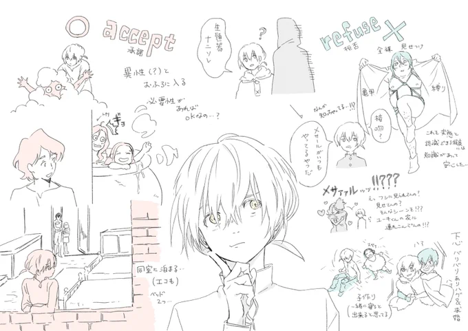 カハフシの書きちらし 