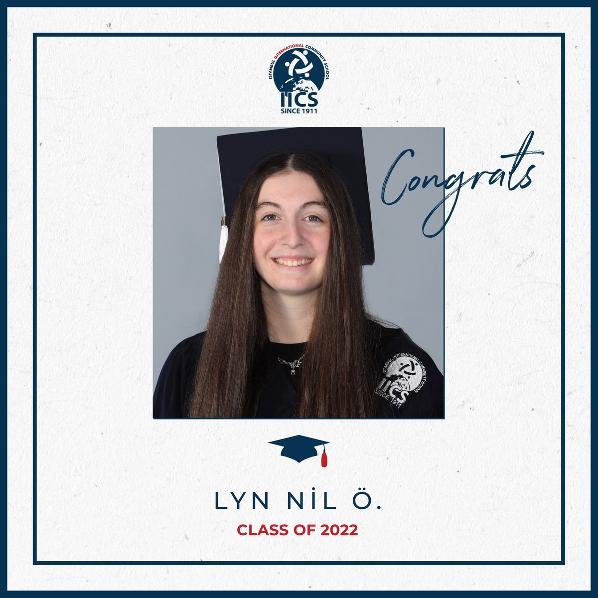Congratulations to Lyn Nil Ö. from the Class of 2022!🎓 She attended Florida Atlantic University!👏🏻

#IICS #LifeatIICS #IICSsince1911 #internationalschool #ib #ibschool