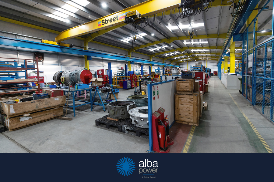 AlbaPowerLtd's tweet photo. A great view down our Scottish workshop… before it all changes. We have big expansion plans at our Scottish Head Office this year. Watch this space for more news.

#AlbaPower #GasTurbine #Engineering #Support #Services https://t.co/2sShhtxpqq