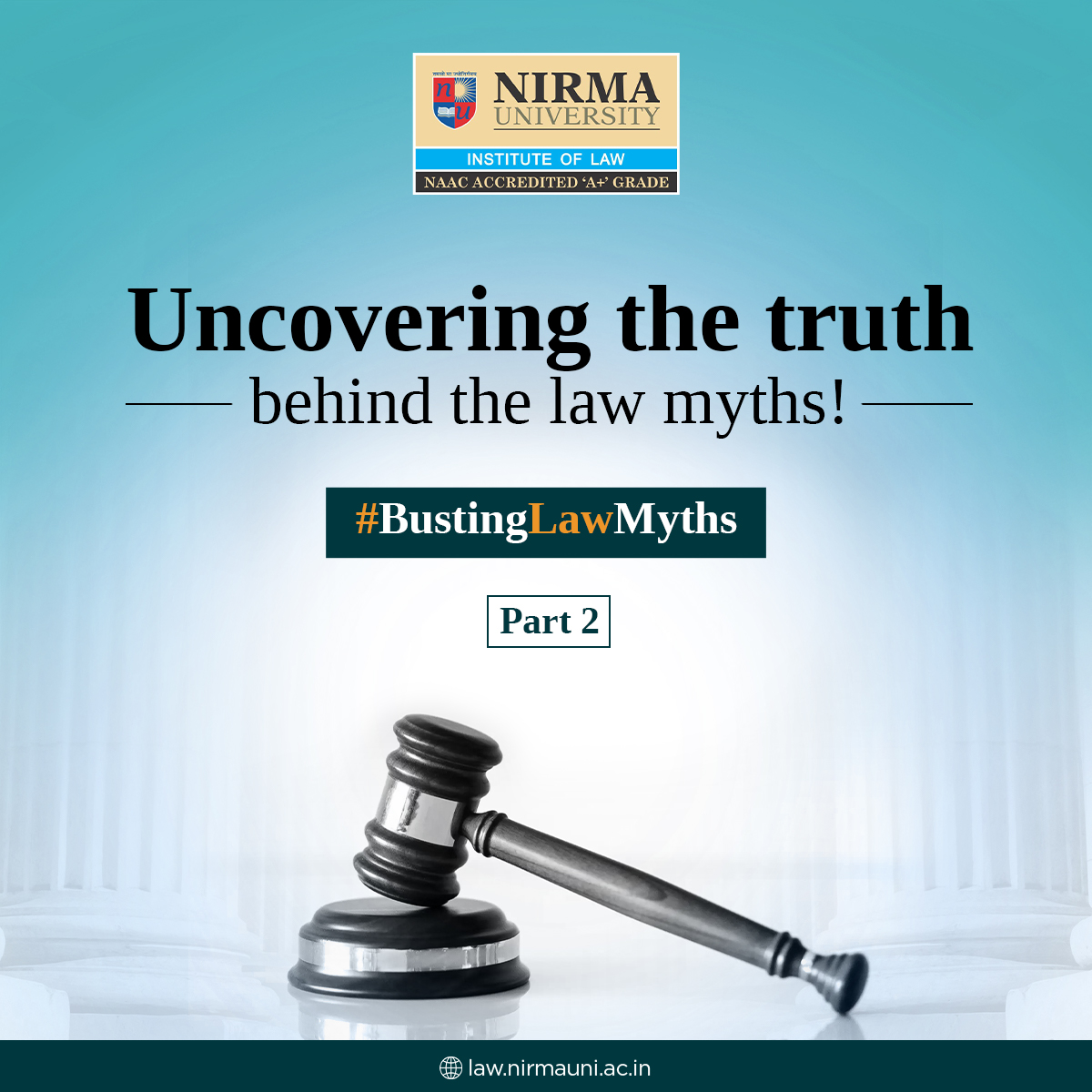ILNUOfficial's tweet photo. Myth or fact? 

Part 2 of our #BustingLawMyths series delves deeper into uncovering the truth behind common misconceptions in the legal sector. Don't miss out on this enlightening read! https://t.co/QFZ9ZzVJEV