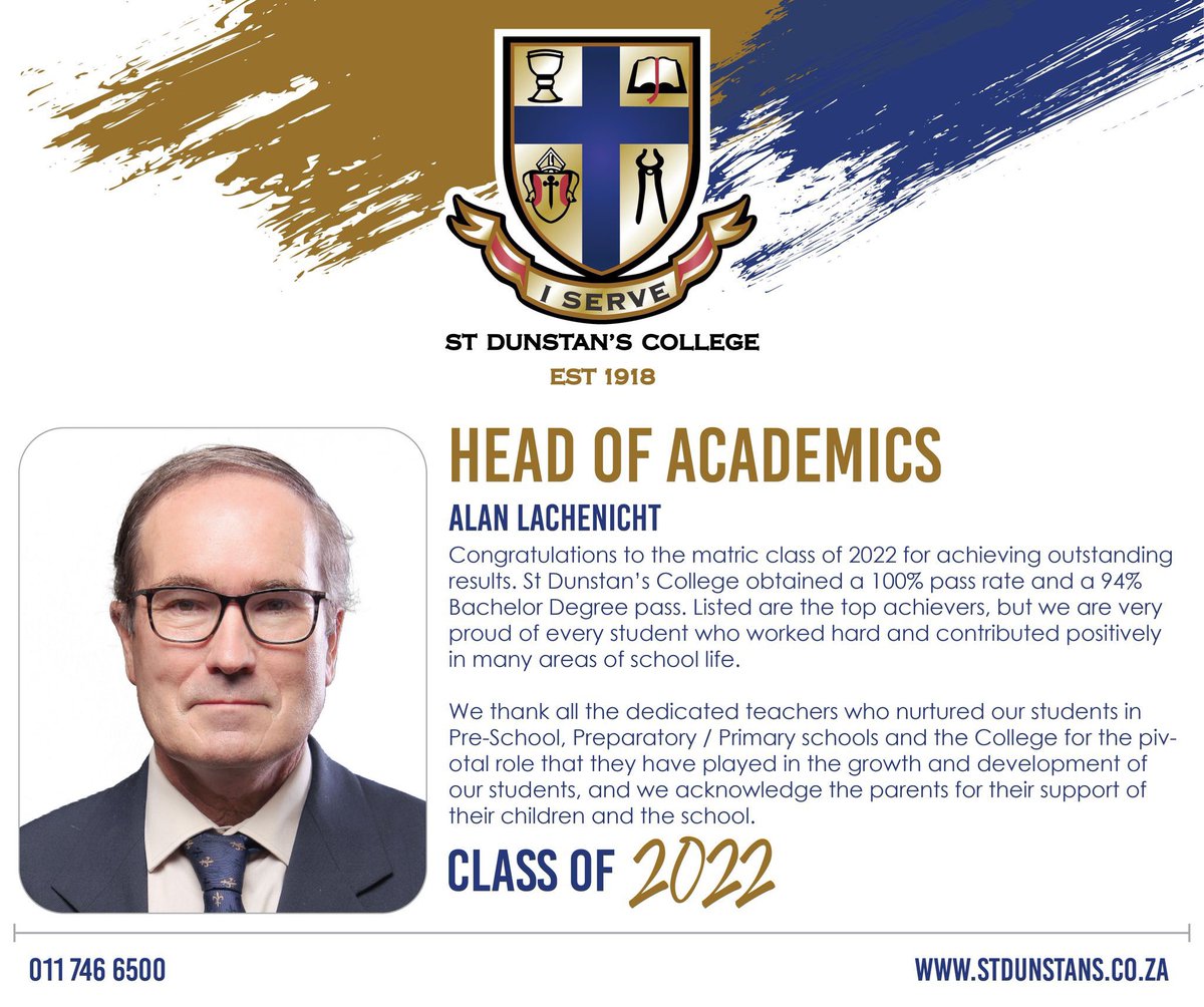 StDunstansCol's tweet photo. Congratulations to the Class of 2022 https://t.co/U9sxp7Exjn