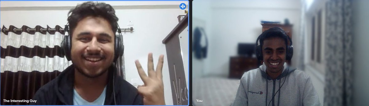 abhi (@nrabhiram) on Twitter photo Thanks <a href="/tusharlog/">Tushar Khatwani</a> for trying the game out last week!
Had a lot of fun chatting and got some crazy ideas on how to improve🙌 Thanks <a href="/tusharlog/">Tushar Khatwani</a> for trying the game out last week!
Had a lot of fun chatting and got some crazy ideas on how to improve🙌