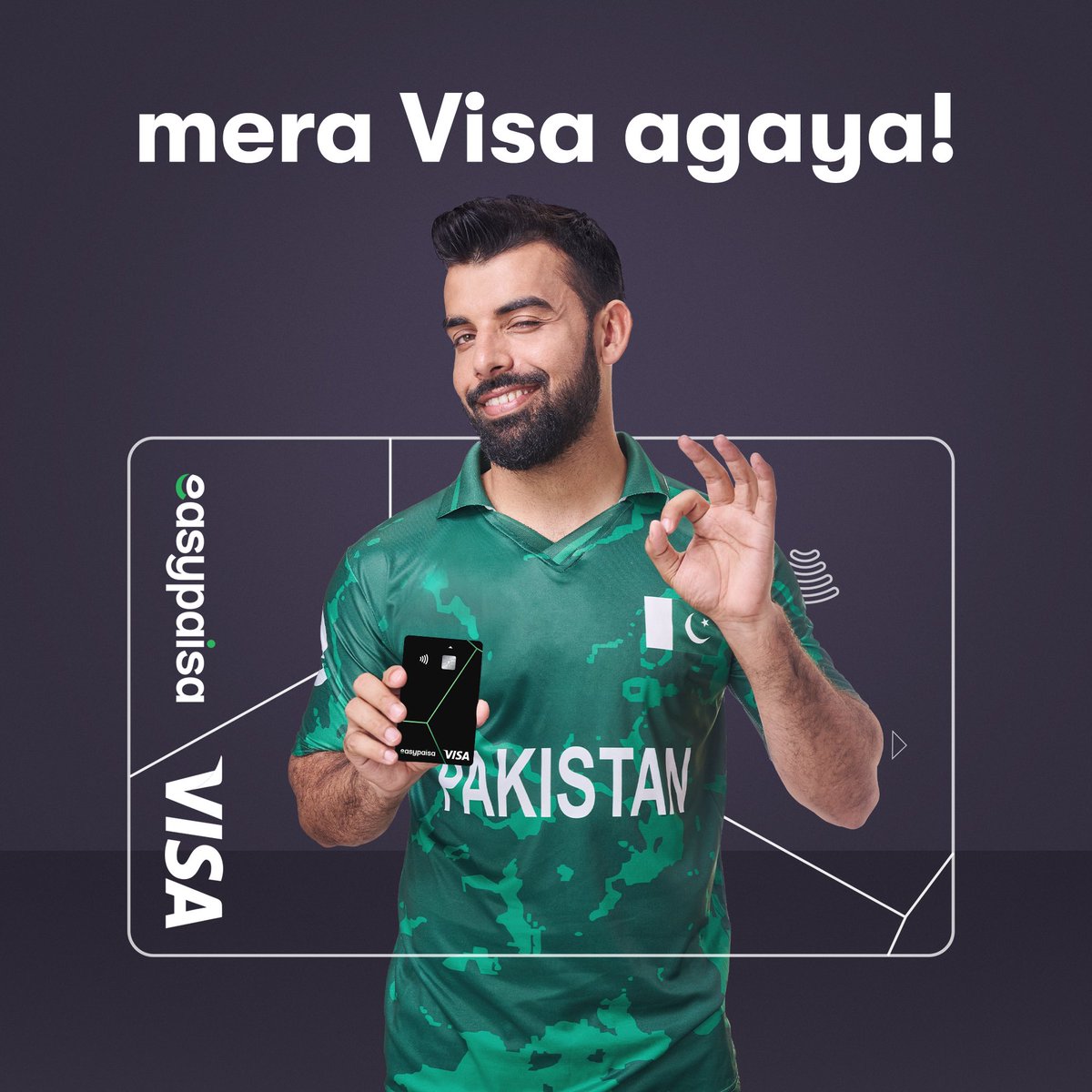 76Shadabkhan's tweet photo. Mera Visa agayaa! Aap ka bhi agaya? #easypaisa #easybro #visa https://t.co/ihcyW8WW1C