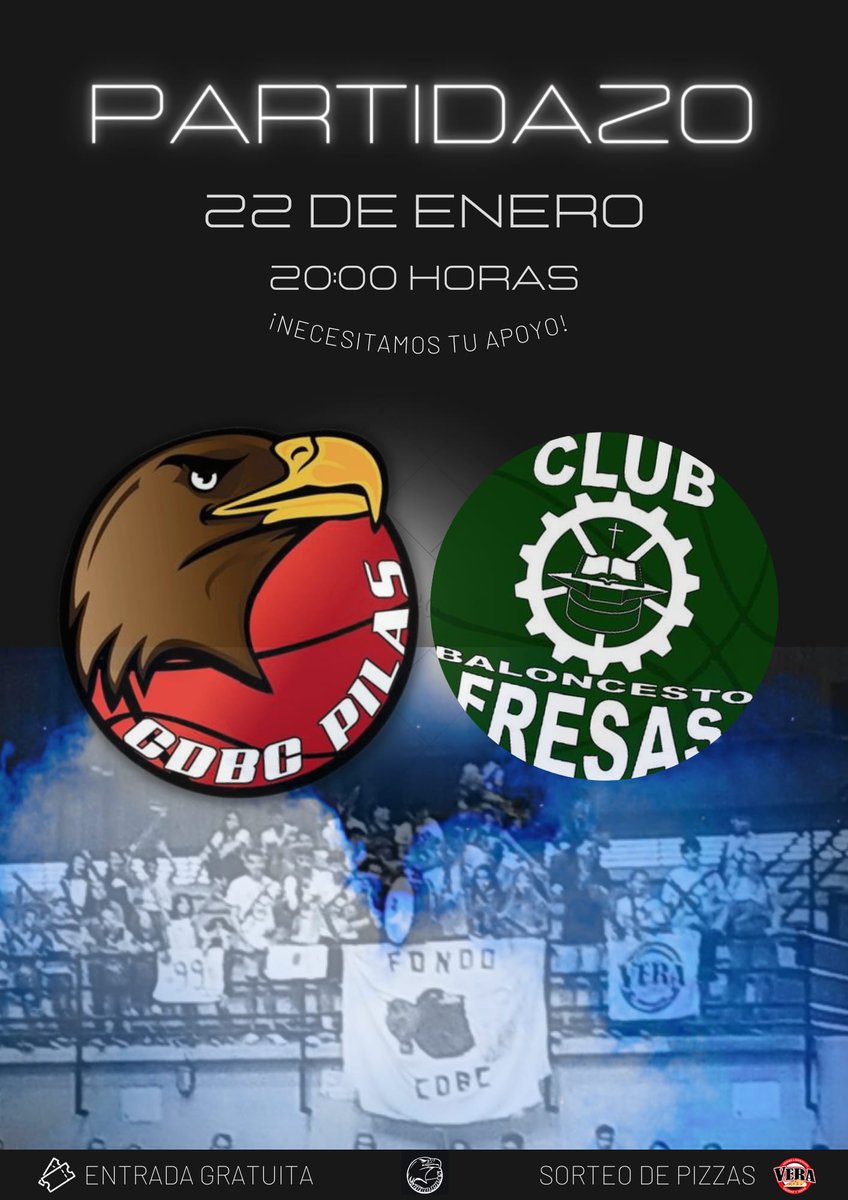 CDBdeCabrera's tweet photo. ¿TIENES PLAN PARA ESTE DOMINGO?🙄 NOSOTROS TE LO PONEMOS

¡PARTIDAZO CONTRA EL LÍDER!⚔️🛡️

🕗20:00 HORAS

🏠 PABELLÓN MUNICIPAL DE PILAS

🎟️ENTRADA GRATUITA

🍕SORTEO DE PIZZAS ENTRE LOS ASISTENTES

💛💙¡NO NOS FALTES!💛💙
💪🏻💪🏻¡TE NECESITAMOS!💪🏻💪🏻

#sigamoscreciendo https://t.co/YqBW8cqmHh