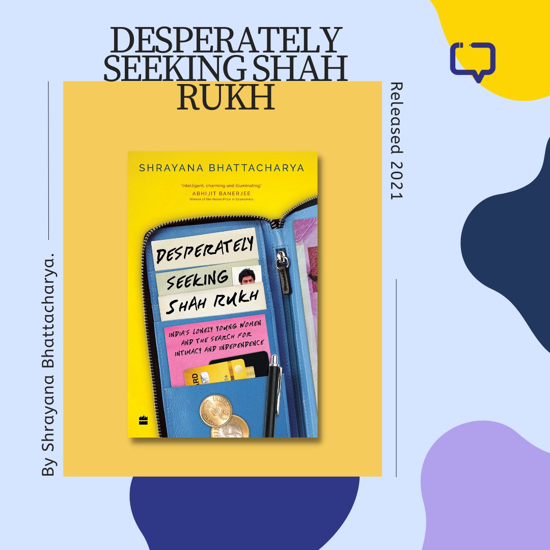 purplepenciled's tweet photo. @whyloiter @PenguinIndia @ZubaanBooks @juggernautbooks Book # 7- Desperately Seeking Shah Rukh by Shrayana Bhattacharya (7/n)

#WomenWriters #WomenWriting #BookRecommendations #P3Recommends #IndianWriting #WednesdayWisdom #BooksWeLove  @BShrayana @iamsrk https://t.co/SGG7eAlmmH
