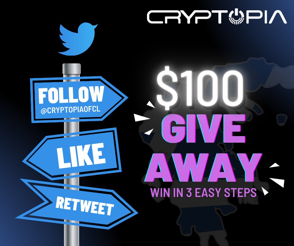 MetaInsiderGR's tweet photo. Giveaway Alert 🚨 

My lovely friends, here’s your chance to win an amazing prize of 100$

How to enter?👀

✅ Follow @nchrousis &amp; @CryptopiaOFCL 
✅ Like + RT this Tweet
✅ Tag 2 Friends 

That’s all!!😎
2 Winners will be picked and that’s a prize of 50$ for each winner!🔥💰🚀 https://t.co/vUJqv94kdc