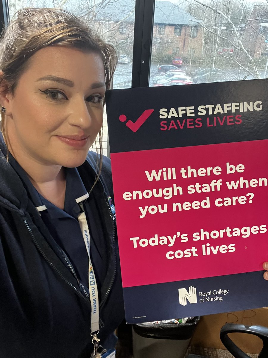 Please go and support my ￼￼colleagues at the Wolves stadium today and tomorrow… I am working as my union is not striking today. They are striking for our patients and for safer practice. Go and spread the word guys! #NHSStrikes