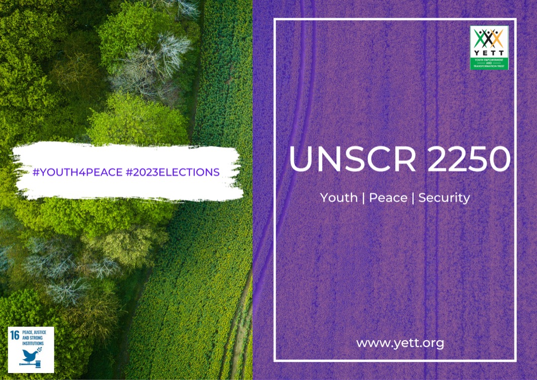 YetTrust's tweet photo. We are calling all youths to be peace ambassadors.
#Iamforpeace
#youthforpeace https://t.co/TvEGYwLXXv