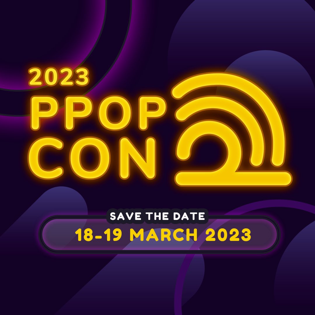 P-pop Con 2023 poster.
