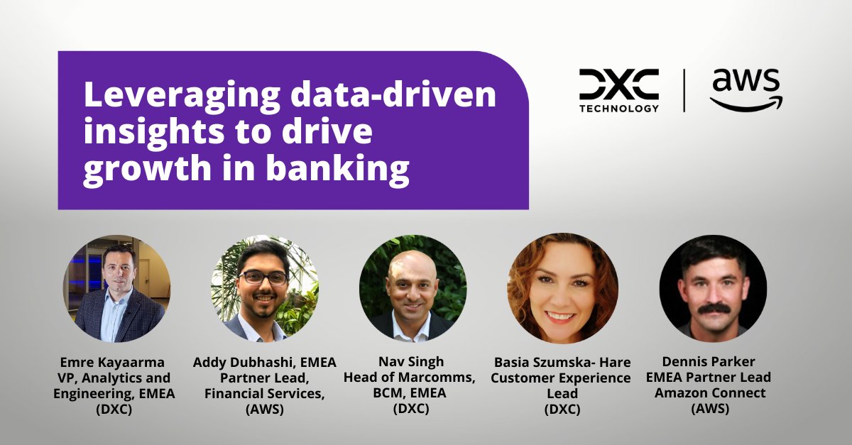 DXC_UKI's tweet image. Only a week to go! Join @DXCTechnology and @awscloud for an interactive online event on January 26 to learn how to access and leverage customer data, both from a technical and business perspective. Register now: dxc.to/3ZKtGnL 

#WeAreDXC #SingleCustomerView #AWS