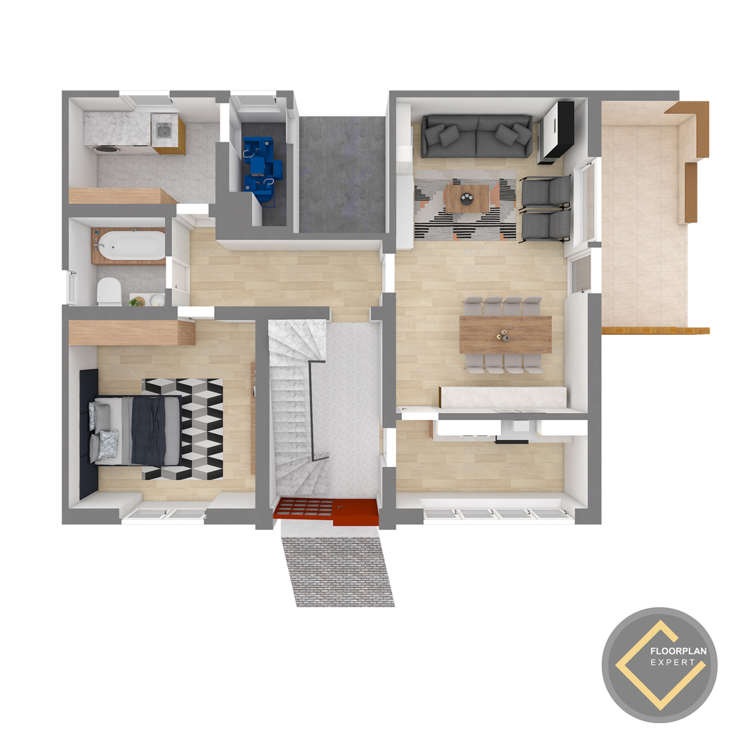 floorplanexpert's tweet photo. The kitchen, living room, dining room, bedroom, and bathroom are generally on the ground floor in a duplex.

𝕨𝕙𝕒𝕥 𝕕𝕠 𝕪𝕠𝕦 𝕥𝕙𝕚𝕟𝕜 𝕒𝕓𝕠𝕦𝕥 𝕥𝕙𝕚𝕤?
♻️ https://t.co/JeiykOytpC ♻️

#duplex #floorplan #design #render #interiorstyle #architects #Florida #RealEstate https://t.co/YXObUQHaI0