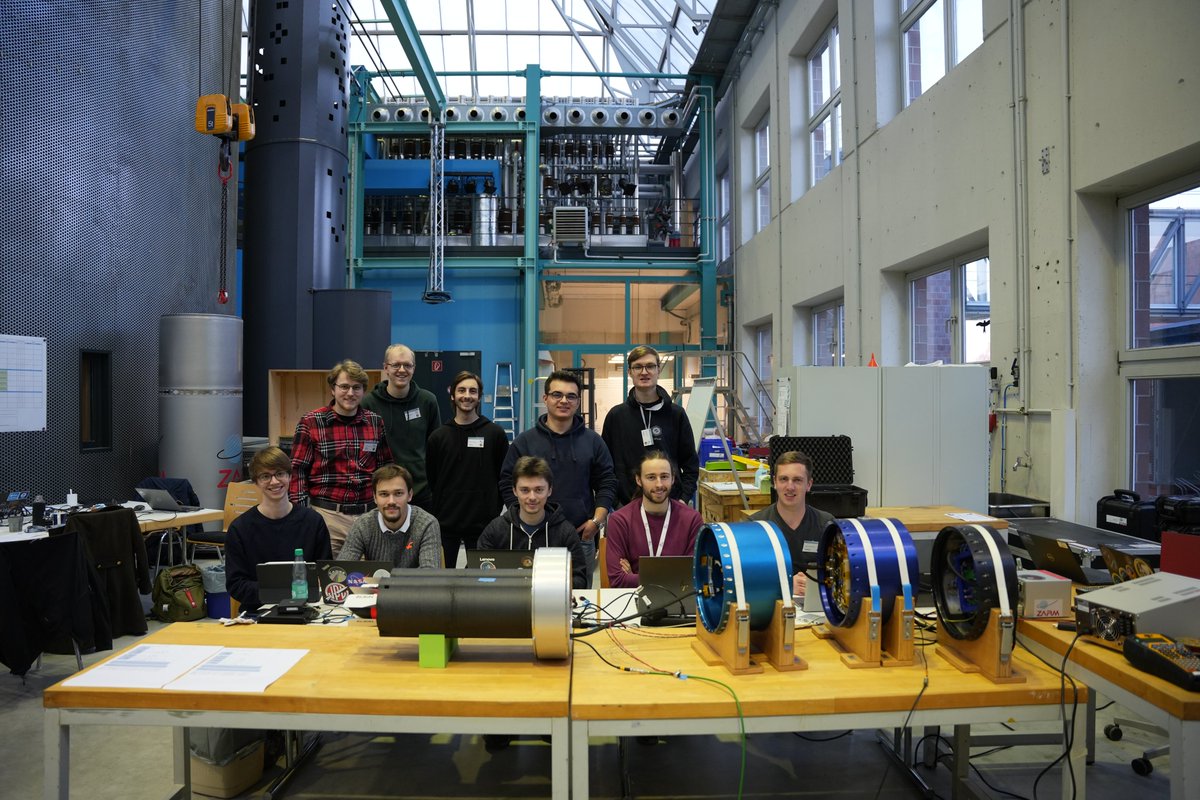 REXUSBEXUS's tweet photo. In the last two days the #REXUS 29 teams were checked. #DAEDALUS2, #RaPTeX, #ECRIDA, #SCEPHEI, and #HERMESS. In addition to individual communication testing, team ECRIDA underwent a qualification-level vibration test, and DAEDALUS-II did a hot test to eject their FFUs. https://t.co/aXKUvzWmpJ