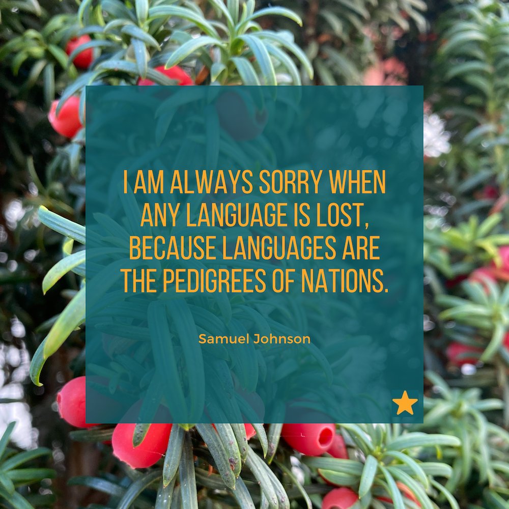 vaultrice's tweet photo. "I am always sorry when any language is lost, because languages are the pedigrees of nations."
Samuel Johnson
#localistars #translator #translation #l10n #t9n #xl8 #m17n #translationjob #freelancetranslator #translationagency #quoteoftheday #samueljohnson https://t.co/loirKwPYBL