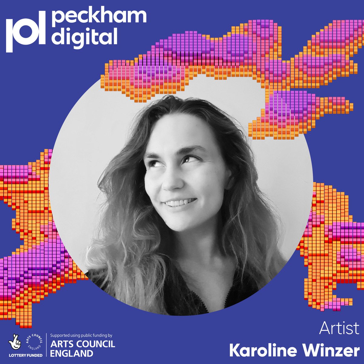 Artist Announcement: Karoline Winzer is a creative technologist and multimedia designer. Her work focuses on tangibly connecting people with one another in interactive and immersive environments.

#peckhamdigital