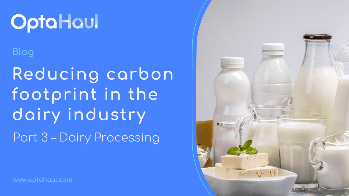 optahaul's tweet photo. In part 3 of our 'Reducing carbon footprint in the dairy industry' series, we discuss the different ways dairy processors can cut their GHGs emissions https://t.co/Tbt83mdAkV #GHG #pathwaytozero #dairyindustry #agrifood #carbonfootprint https://t.co/W4obqFk3zk