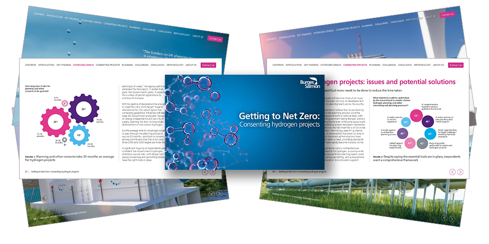 Our latest #NetZero survey explored views from the #hydrogen sector on how the consenting process for new projects can be improved.

Download our report to find out what changes our survey respondents wanted to see: bsalmon.us/3AXXW3Y

 #hydrogenproduction #greenhydrogen