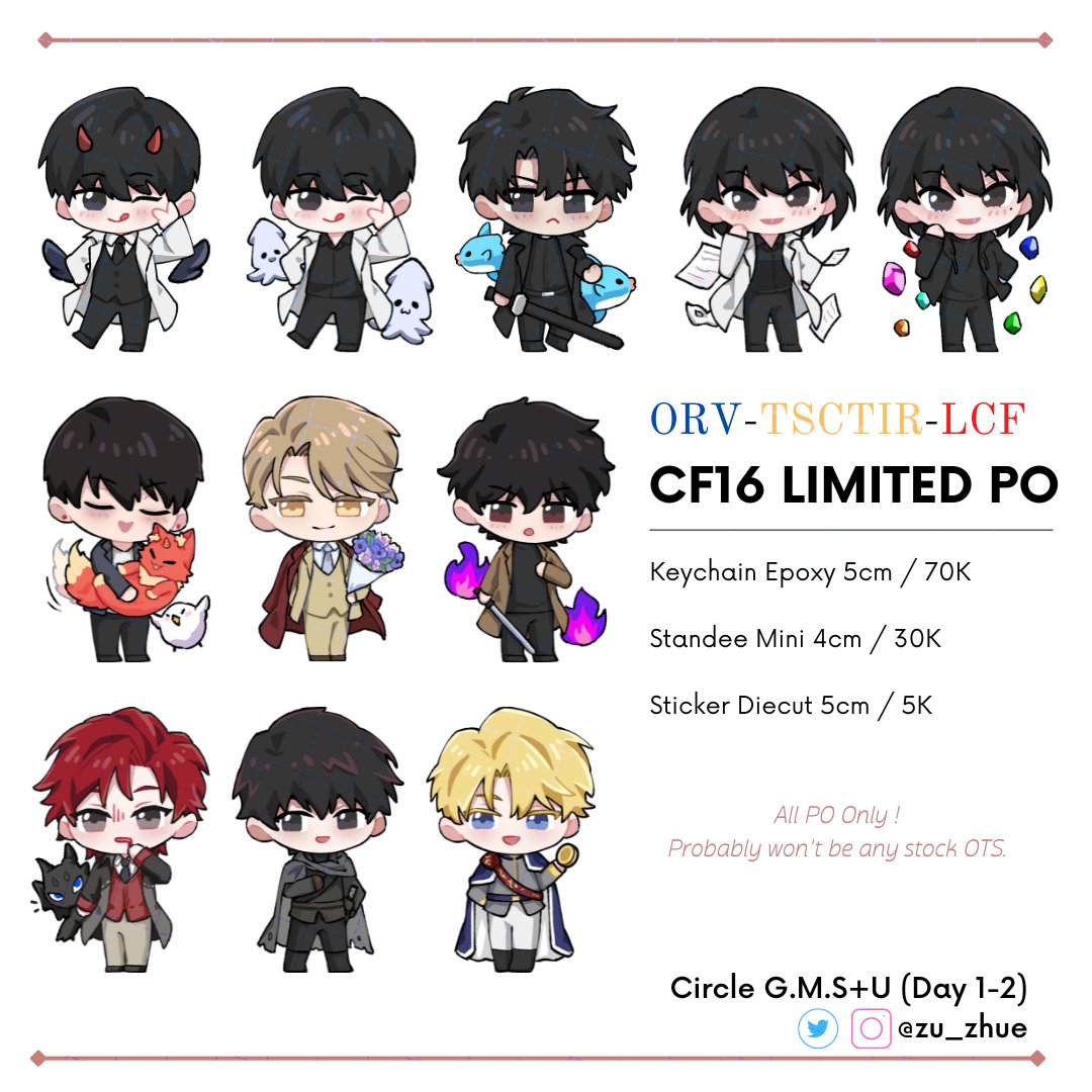 zhuetsu's tweet photo. ✨reshares appreciated!! ✨
hewwo! I open short PO for Comifuro 16.
Fandom the Holy Trinity aka ORV, My S-Ranks/S-Classes, LCF/TCF !!
PO Period 18 - 23 Jan 2023
Form https://t.co/SCzsM26ESI
#CF16 #Comifuro16 https://t.co/5rg1Zjzxgo