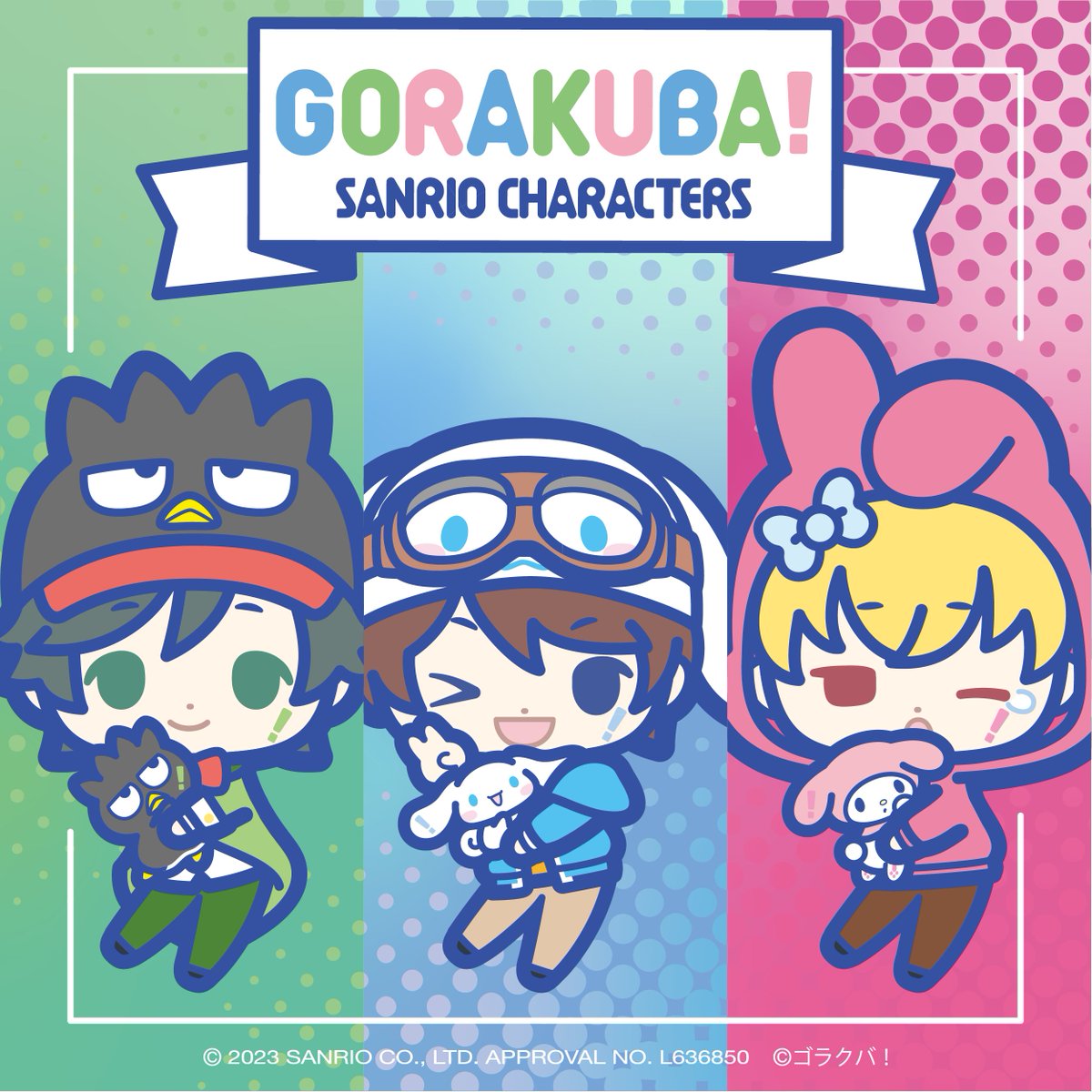 numastore's tweet photo. ＼📢お知らせ①／

「ゴラクバ！×サンリオキャラクターズ」コラボグッズ
明日1/21(土)から店舗販売が開始‼
コラボグッズを最速でゲットするにはこちら👇

🔷piCHARA (ピッキャラ)＠池袋P’パルコB1F
販売期間：1/21(土)11:00～1/31(火)21:00
https://t.co/UXRfL1vU0b

#ゴラクバ #サンリオ https://t.co/oNtvpkRC7U
