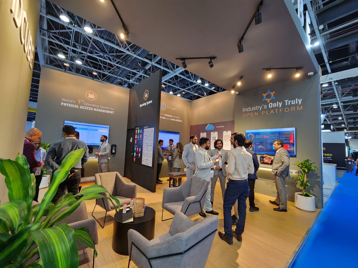 idcubesystems's tweet photo. 📣 Day 2 kickstarted at @IntersecExpo 2023!
After an overwhelming response on day one, we are fully enthusiastic to welcome our guests at the IDCUBE booth.
Visit our #booth: Sheikh Saeed Hall1, S1-C33, to experience the latest in #ai  &amp; #ml based #accesscontrol solutions https://t.co/WKjf0yEC9w