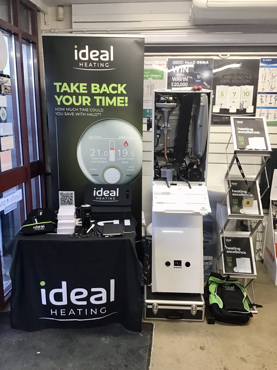 ideal_steveh's tweet photo. Busy start to this mornings @idealheating installer roadshow @ Swindon plumbing supplies SN2 8QF. Here until 12. Come and chance your arm at cracking the safe code, grab a Greggs @ some #IdealMerch https://t.co/RtA3f3pnpu