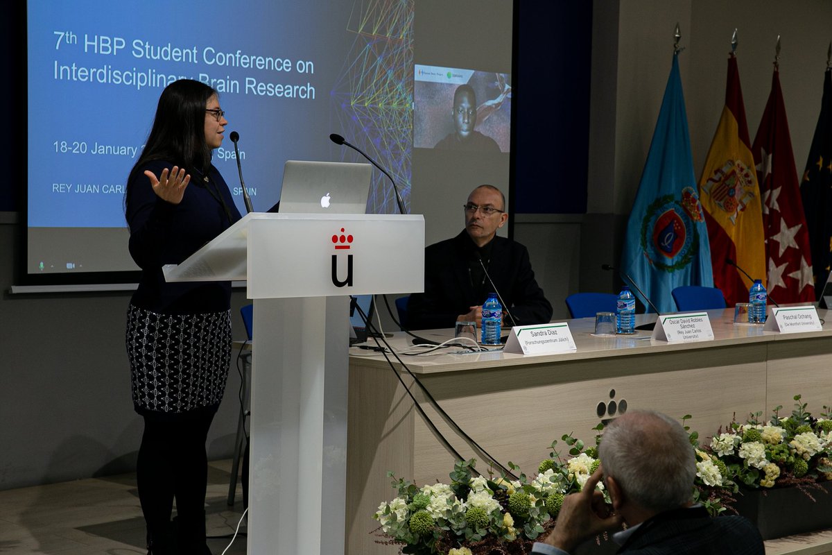 HBP_Education's tweet image. Welcome to the 7th HBP Student Conference! 🥳
The conference chairs Sandra Diaz from @fz_juelich &amp;amp; @pascosoft, as well as local host @oscdrobles are now welcoming participants and introducing the conference outline! #HBPSC2023