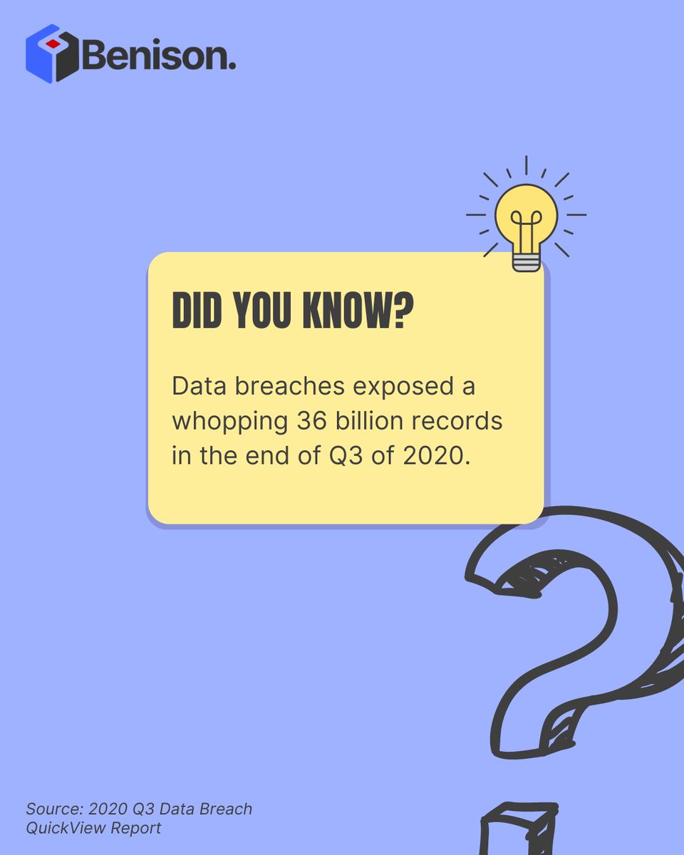 Benisontech's tweet photo. Data breaches are a very real threat to you and your company. Get in touch with us at https://t.co/Bwu0dbq0IW to know more about it.

#databreaches #cybersecurity #secure #safe #benisontechnologies https://t.co/R8KgcDuTJ2