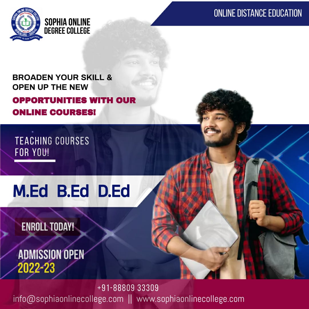 SophiaonlineDeg's tweet image. Enroll now for the Teaching course and get admission to the top universities approved by UGC today! Limited seats, contact now: +918880933309
#bedcourse #MedCourse #teachingcourses #DEdCourse #university #schools #jobs #distanceeducation #correspondence #foodies #collegeadmission