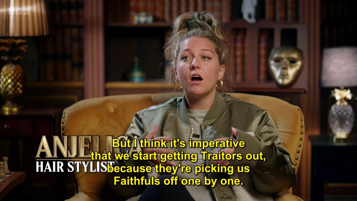 DeVerrazzies's tweet photo. #TheTraitorsUS Anjelica swept up "Blooie🫐🏆 for Worst Use for a Beetlejuice-style Manifestation Chant, Least Helpful Reiteration of the Current Situation, Least Helpful Reiteration of the Faithful Goal and Most Optimist Anticipation of Clarity" #TTUS #Awards #S01E04 https://t.co/fkm3h5fOSi