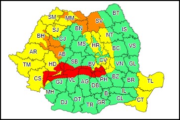 Roman24online's tweet image. AVERTIZARE METEOROLOGICĂ  COD GALBEN
Interval de valabilitate: 17 ianuarie, ora 11 – 19 ianuarie, ora 18. Fenomene vizate: intensificări susținute ale vântului, cantități importante de apă în zona montană. #avertizare #codgalben #codportocaliu #codros

roman24.ro/avertizare-met…