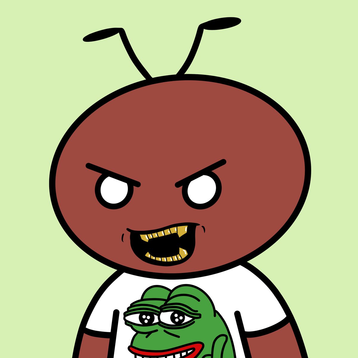 ant_corps's tweet photo. Another sneak peek!! 
Ants love pepe lol 

#NFTs #NFTproject #NFT #NFTCommunity #NFTshill #NFTdrop https://t.co/ljV9v7RUci