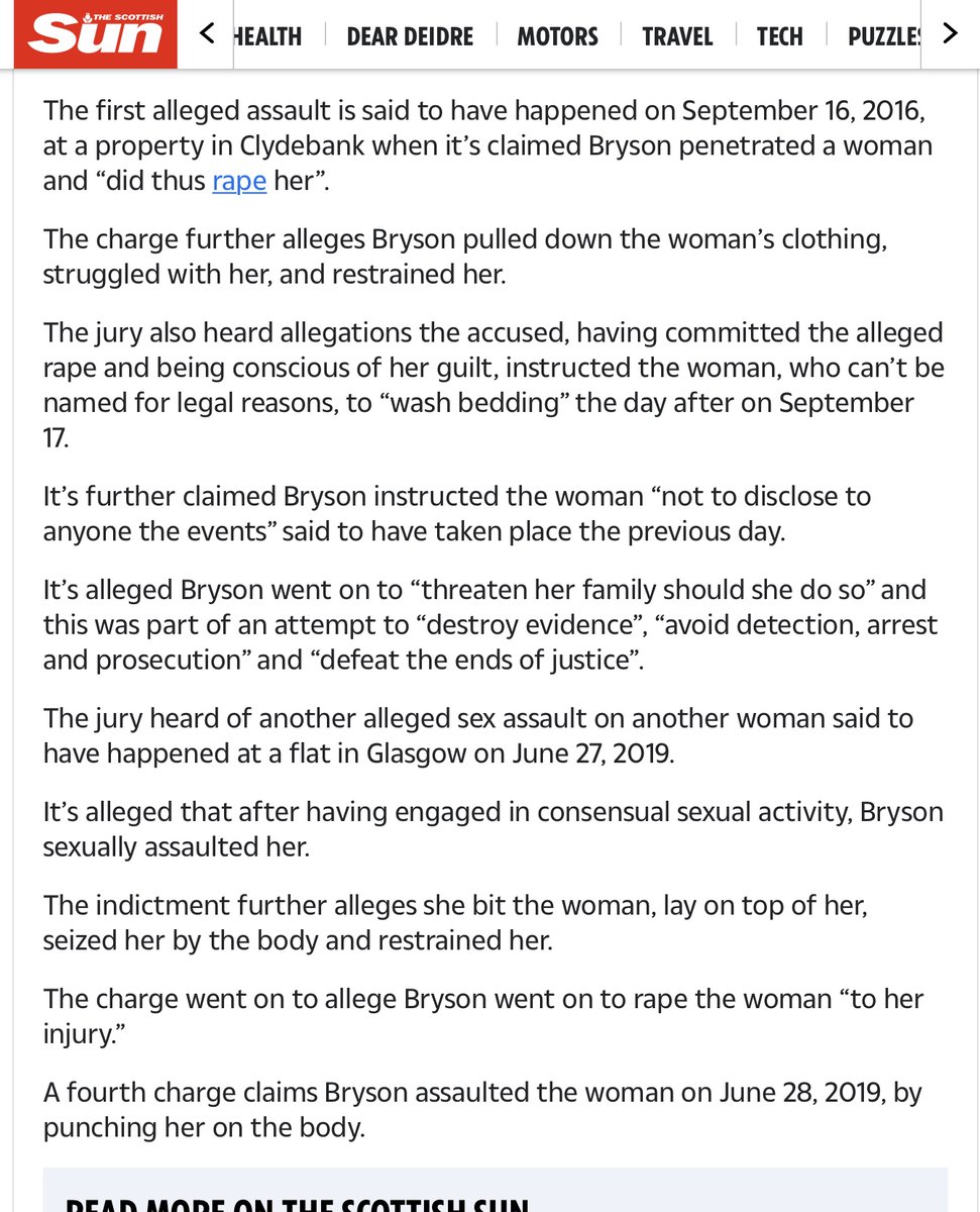 “A Scottish legal first”.  Nicola Sturgeon must be so very proud. 

<a href="/jk_rowling/">J.K. Rowling</a> <a href="/sharrond62/">Sharron Davies HoL MBE</a> <a href="/francesbarber13/">frances Barber</a> <a href="/ForWomenScot/">For Women Scotland</a> <a href="/DalgetySusan/">Susan Dalgety</a> <a href="/Douglas4Moray/">Douglas Ross MSP</a> <a href="/AshtenRegan/">Go to @AshReganSNP</a> <a href="/murdo_fraser/">Murdo Fraser</a> <a href="/TessWhite4NE/">Tess White MSP</a> <a href="/Rachael2Win/">Rachael Hamilton MSP Scottish Borders</a> <a href="/RealStephenKerr/">Stephen Kerr MSP</a> <a href="/GBNEWS/">GB News</a> <a href="/BBCNews/">BBC News (UK)</a> @ITVNews <a href="/SkyNews/">Sky News</a> <a href="/bbcquestiontime/">BBC Question Time</a>