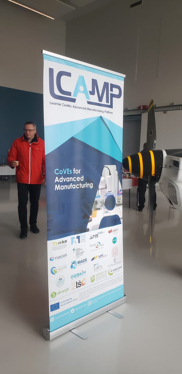 earlallEU's tweet image. Good morning from @LCAMP_CoVEs partners! 
🚀Today meetings continue at #MFJA centre for #AdvancedManufacturing 
👌The agenda continues with presentations from partners to plan the next steps!
#LCAMP_EU #EUVocationalSkills #CoVEs