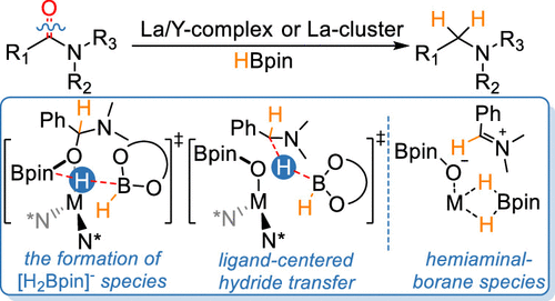 bhkenlo's tweet photo. Exploration of Ligand-Centered Hydride Transfer in La/Y-Catalyzed Deoxygenative Reduction of Tertiary Amides with Pinacolborane https://t.co/knNQtlV0mN Liu and co-workers @InorgChem #lanthanum #yttrium #LC #hydride_transfer #HBpin #M_III_hemiaminal #catalysis https://t.co/Ri9yaLPSHT