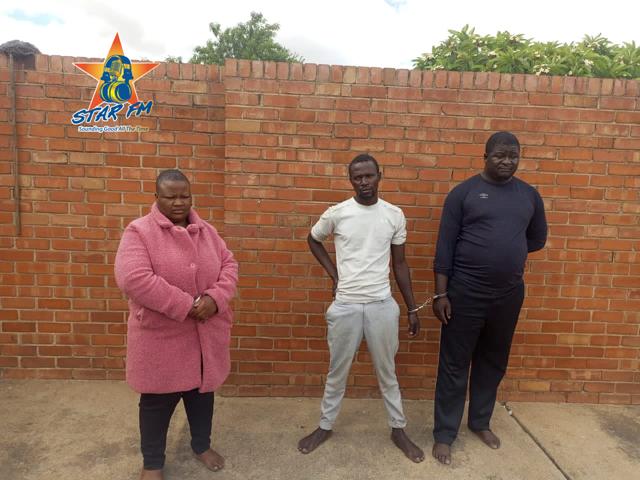 Three suspected drug peddlers arrested in Entumbane , Bulawayo this morning. The suspects are Lydia Ndlovu -Mthimkhulu(27),Asprila Maphosa (23)an ex -police officer Elton Ndlovu (37).