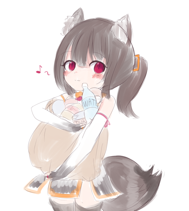 ぱわー もてるだけ持って帰ってくる もふの落書き 