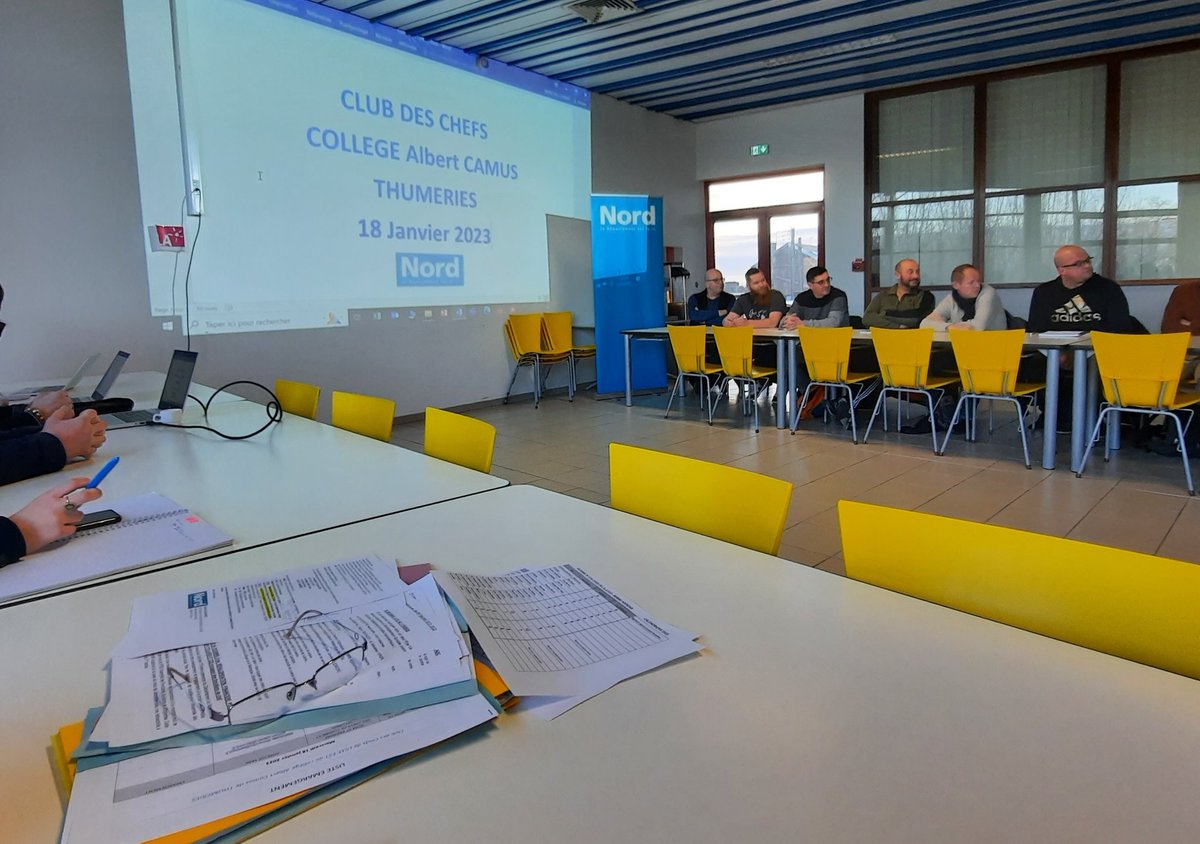 MarieCieters's tweet photo. 👩🍳👨🍳 Lancement du 1er club des chefs @departement59 de l'année sur le secteur Lille Est.
✅️ Un moment important pour échanger sur les pratiques, les carrières et les recettes #approlocal
🍽 Un engagement collectif pour garantir l'accès à un repas quotidien local et de qualité https://t.co/VXOV5a6ZMM