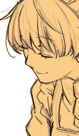 ラフ案出し中。てことでskeb絵やってますぞー! 