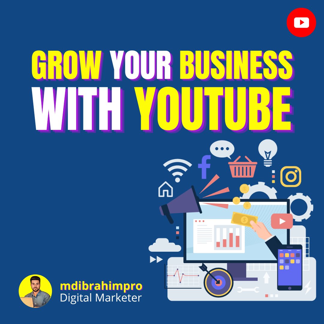 ibrahimbdpro's tweet photo. Grow your business with YouTube.
* YouTube is the 2nd most visited site after Google
* visited by more than 2.5 Billion people per month
more:https://t.co/nSNL4Jvzhy
#youtubepromotion #kidsvideosforkids #kidsvideos #youtubevloggers #youtubevideos 
#kidsonyoutube #youtubeforkids https://t.co/3vT6NXKNCz