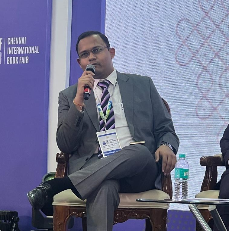 ipranavgupta's tweet photo. Elated to participate in the panel discussion 'Making CIBF a Truly Global Event'. Spoke from the #IndiaBookMarket perspective &amp; what #India has to offer in terms of #publishing. Focus on doing #literaturefestivals, #authortalkshows &amp; making Chennai the World Book Capital in 2025 https://t.co/wsgmgns7UT