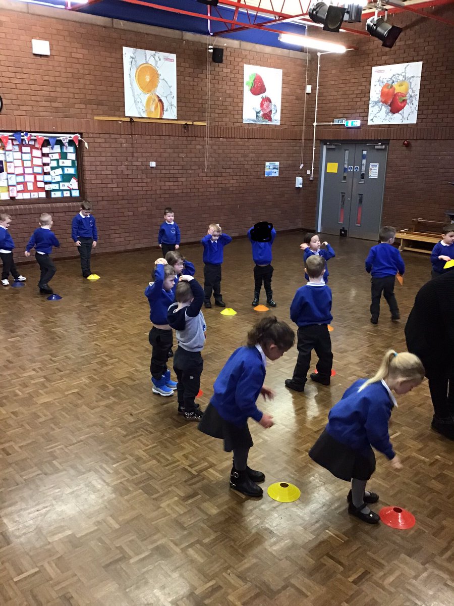 MrsTylerRPS's tweet photo. Nursery making an excellent start to their PE lessons in the hall. @RedesdalePrim #PE https://t.co/qZaANtxxNk