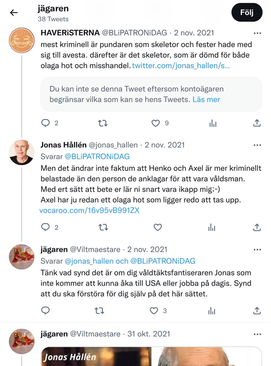 Inte Rasist, Men tweet media