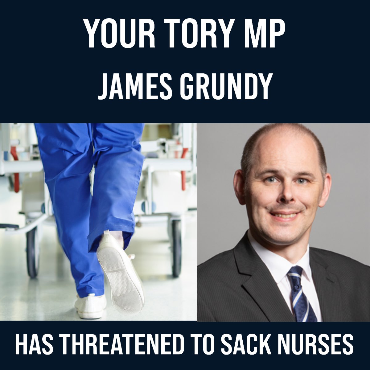 Leigh’s MP voted in favour of the new Strikes Bill, which will allow the government to dismiss nurses who strike.

To date, we have heard nothing from him on the crisis the NHS and it’s staff are facing. Does he care?

Sending solidarity to all those forced to strike today.