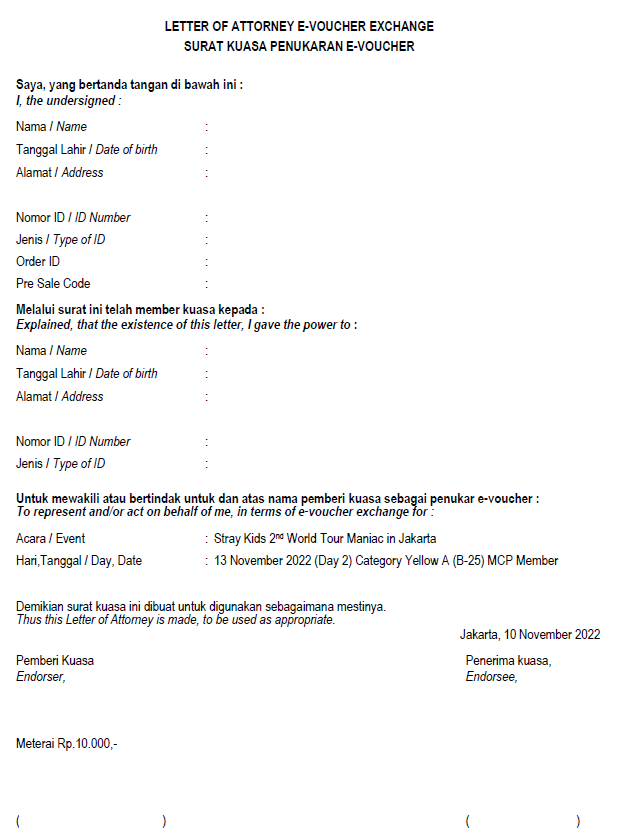 하나비라 on Twitter: "Banyak yg nanyain format surat kuasa, ini contoh