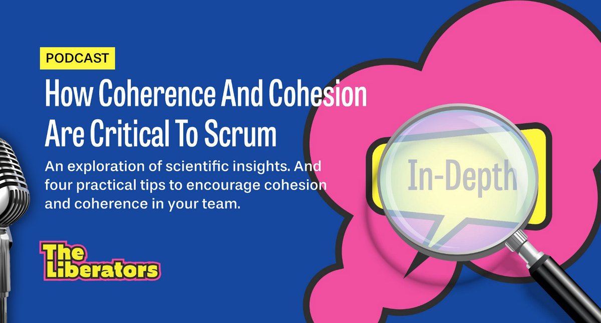 In this podcast, we explore the science around coherence and cohesion in teams. These insights create a strong foundation for the Scrum framework, and why it works. Listen here: bit.ly/3CUXdm3