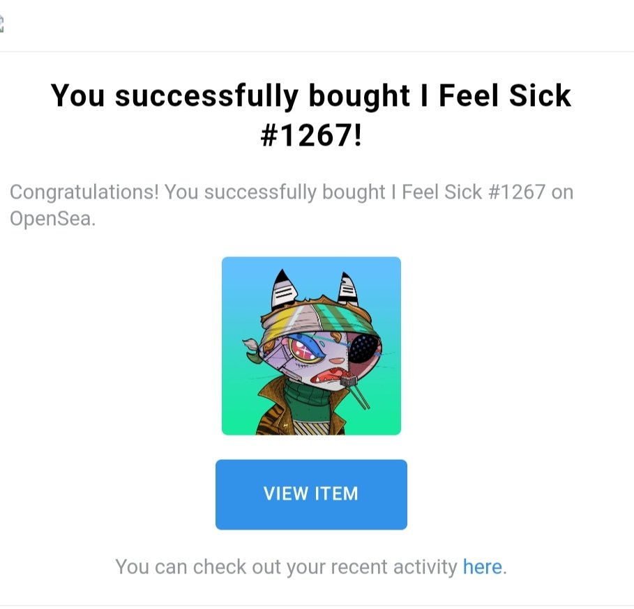 Just grabbed <a href="/ifeelsick_nft/">I Feel Sick | New Drops!</a> 
Added to #cryptohippogang vault ✨

Still I want to buy more art

Rules

✅ like the pinned tweet 💯

Let's we all grow together 🥰